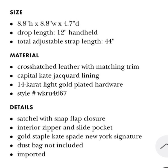 Kate Spade ♠️ Alisanne Laurel Way Handbag - Picture 8 of 8